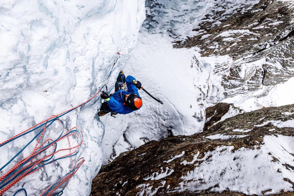 Jakob Mitterhuber im Stubaital 4. Zwerg. Foto: Tjitte Stolk