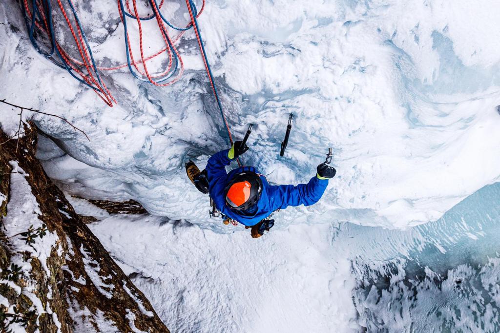 Jakob Mitterhuber im Stubaital 4. Zwerg. Foto: Tjitte Stolk