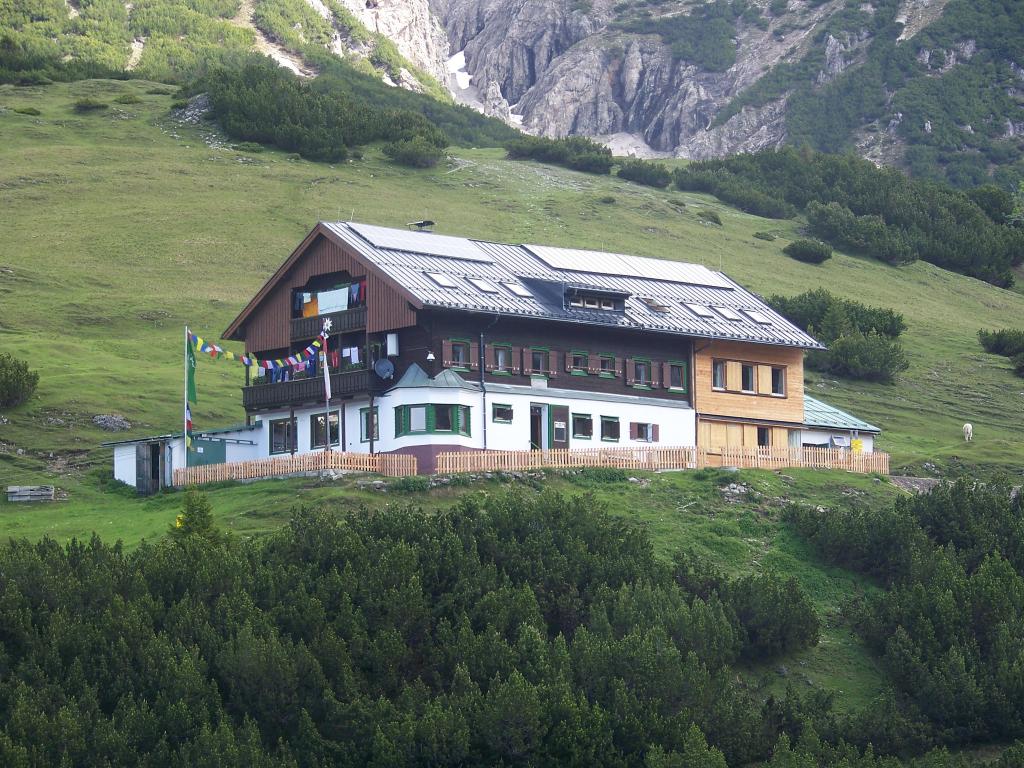 Das Solsteinhaus im Karwendel. Foto: Solsteinhaus