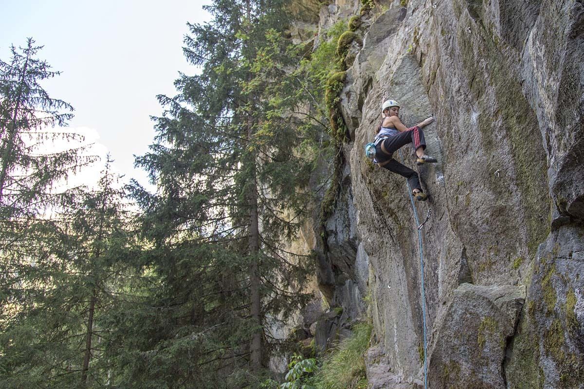 Im Klettergarten Unterwelt im Pitztal, Foto: Climbers Paradise