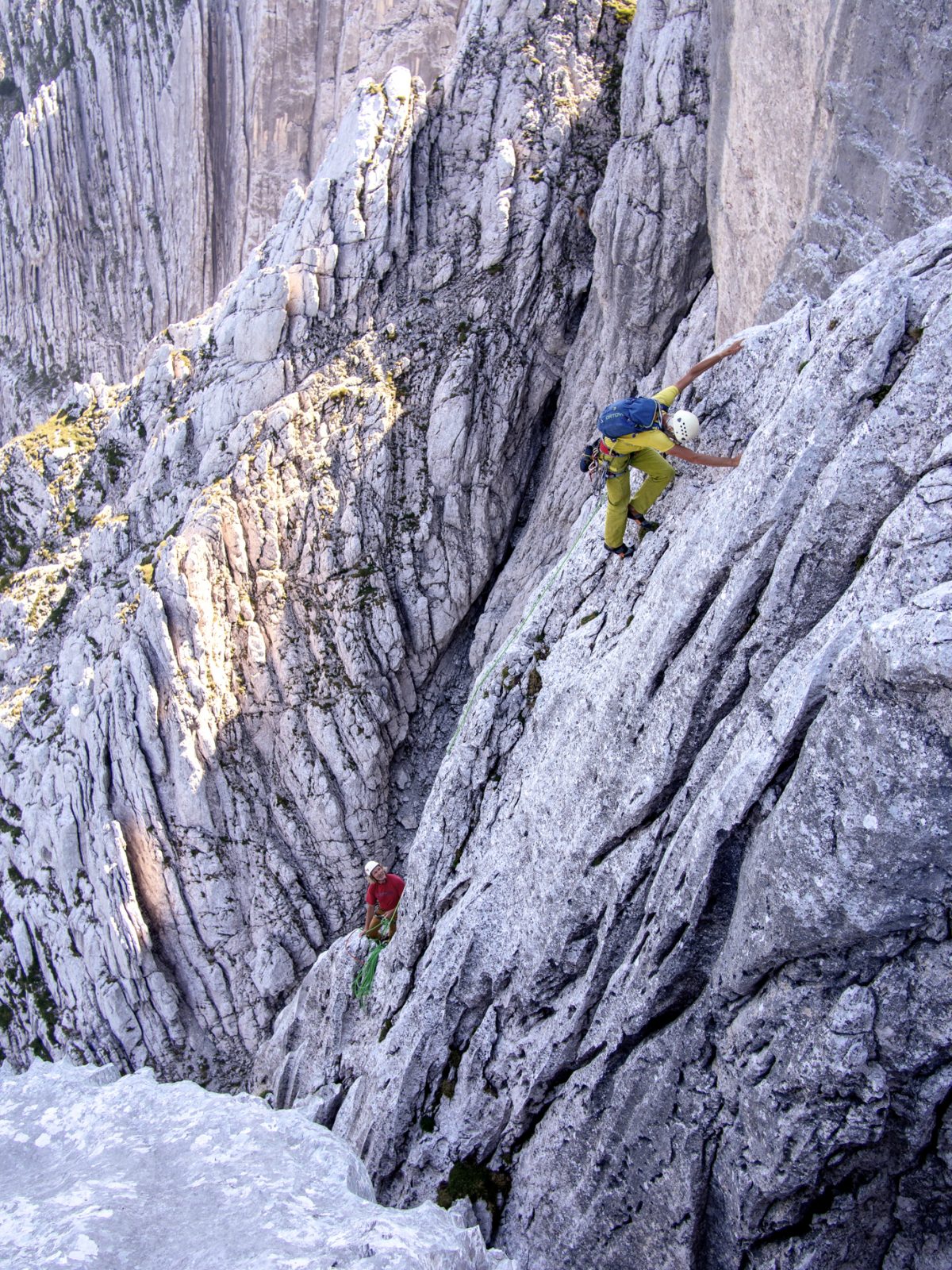 Alpinklettern am Wilden Kaiser, Tirol. Foto: Simon Schöpf | Climbers Paradise