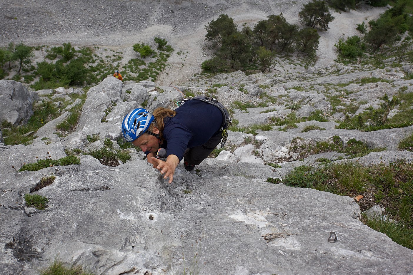 Andy Holzer im Vorstieg, Climbers Paradise